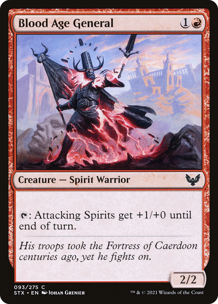 Blood Age General (STX-093) - Strixhaven: School of Mages Foil