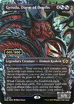 Gyruda, Doom of Depths (Serial Numbered) (MUL-172Z) - Multiverse Legends: (Showcase) (Borderless) Foil