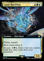 Lunar Hatchling (Extended Art) (WHO-424) - Doctor Who: (Extended Art) Foil