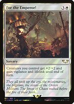 For the Emperor! (Surge Foil) (40K-012) - Warhammer 40,000 Commander Foil