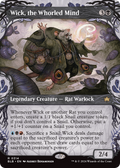 Wick, the Whorled Mind (Showcase) (BLB-314) - Bloomburrow: (Showcase) (Borderless) Foil