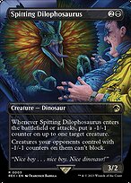 Spitting Dilophosaurus (Borderless) (REX-003) - Jurassic World Collection
