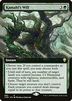 Kamahl's Will (Extended Art) (CMR-680) - Commander Legends: (Extended Art)