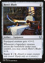 Hero's Blade (314) (CMR-314) - Commander Legends Foil