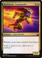 Rushblade Commander (BBD-077) - Battlebond