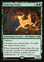 Enduring Vitality (PPDSK-176) - Duskmourn: House of Horror Promos: (enchantment)