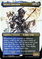 Satoru Umezawa (BABP-507) - Kamigawa: Neon Dynasty (Borderless) Foil
