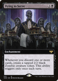 Dying to Serve (Extended Art) (VOW-370) - Innistrad: Crimson Vow: (Extended Art) Foil