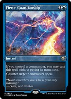 Fierce Guardianship (CMM-489) - Commander Masters Etched Foil
