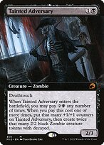Tainted Adversary (Extended Art) (MID-350) - Innistrad: Midnight Hunt: (Extended Art)