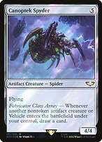 Canoptek Spyder (Surge Foil) (40K-151) - Warhammer 40,000 Commander Foil