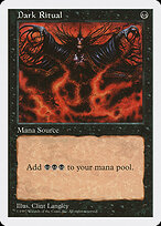 Dark Ritual (5ED-) - Fifth Edition
