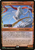 Ragavan, Nimble Pilferer (Serial Numbered) (MUL-151Z) - Multiverse Legends: (Showcase) Foil