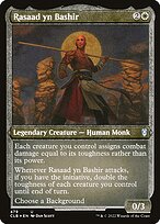 Rasaad yn Bashir (Foil Etched) (CLB-479) - Commander Legends: Battle for Baldur's Gate Foil