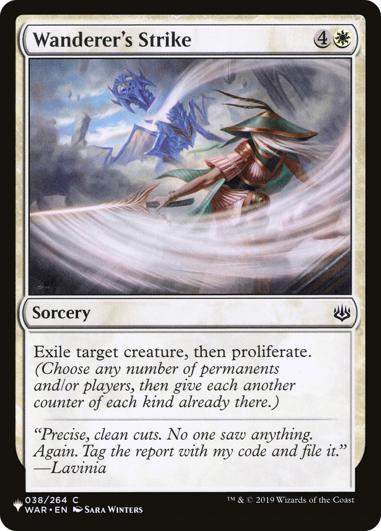 Wanderer's Strike (LIST-WAR-38) - The List