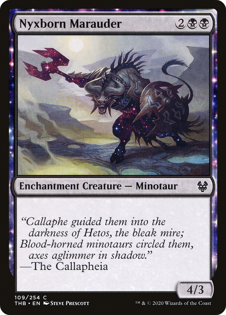 Nyxborn Marauder (THB-109) - Theros Beyond Death: (enchantment)