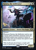 Satoru, the Infiltrator (PRE-230) - Outlaws of Thunder Junction Promos Foil