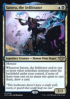Satoru, the Infiltrator (PRE-230) - Outlaws of Thunder Junction Promos Foil