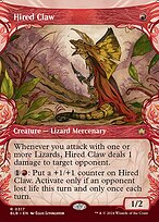 Hired Claw (Showcase) (BLB-317) - Bloomburrow: (Showcase) (Borderless)