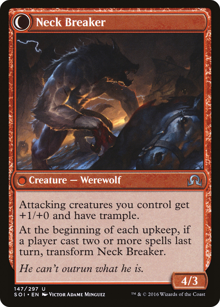 Breakneck Rider (SOI-147) - Shadows over Innistrad: (Double Faced Transform)