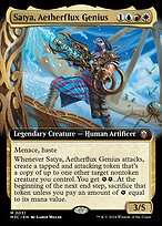 Satya, Aetherflux Genius (Extended Art) (M3C-031) - Modern Horizons 3 Commander: (Extended Art)