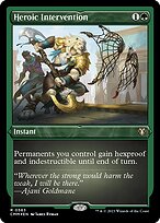 Heroic Intervention (CMM-563) - Commander Masters Etched Foil
