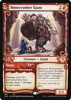 Bonecrusher Giant (Showcase) (ELD-291) - Throne of Eldraine: (Showcase)