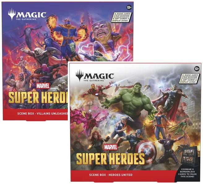 PREORDER Marvel Super Heroes Scene Box - 1 of Each